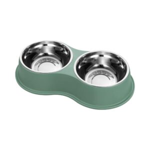 Green Non-Slip Resin Food Station