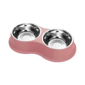 Pink Non-Slip Resin Food Station