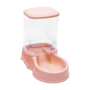 Modern Pink Automatic Dispenser and Waterer